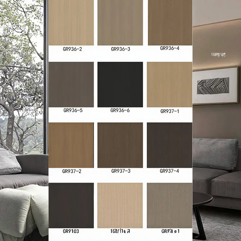 Модерен стил на дизајн ПВЦ декоративен филм