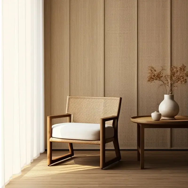 Декоративен филм со мулти-бои од дрво жито