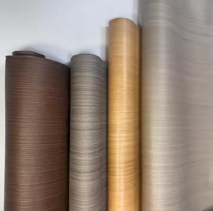 ПВЦ декоративен филм Woodgrain боја PVC фолија за врата
